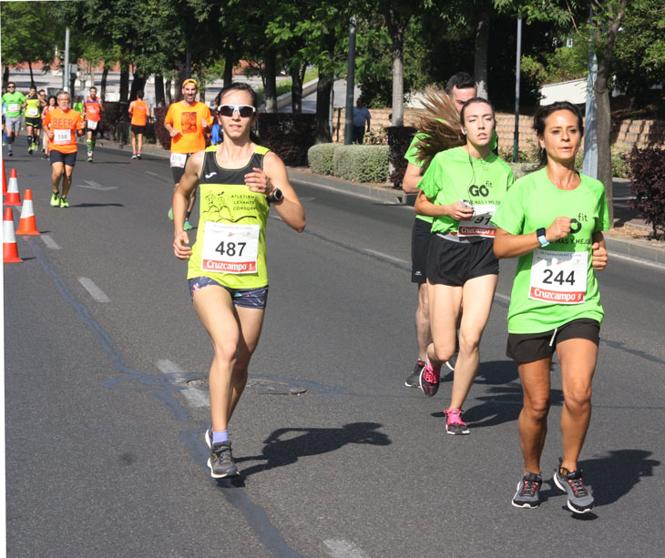 Una imagen de atletas populares en una prueba del Circuito Provincial
