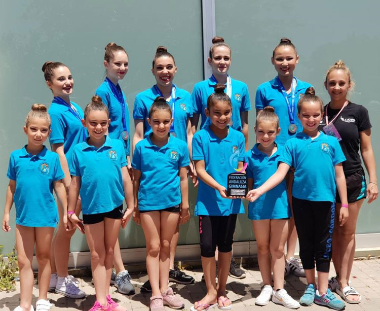 Las gimnastas del Liceo presentes en Almería