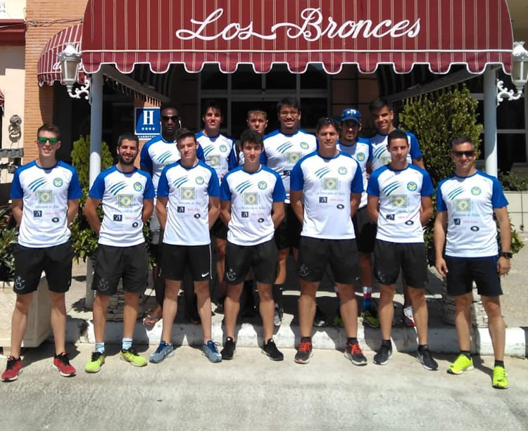 Los chicos del Surco posando antes de la competición del pasado fin de semana