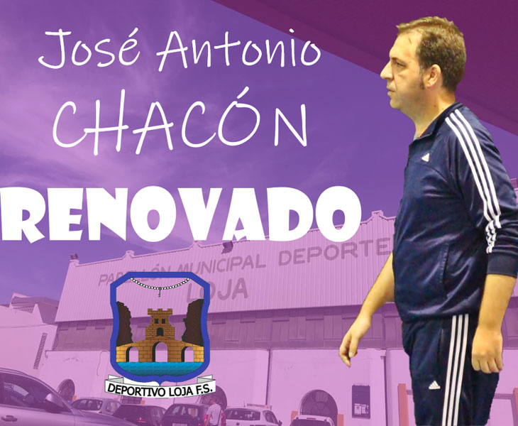 La imagen del anuncio de la renovación de Chacón en Loja