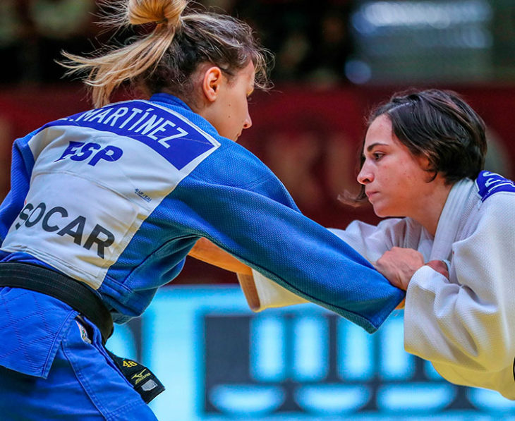 Julia Figueroa ante Laura Martínez en la final del Grand Slam de Bakú