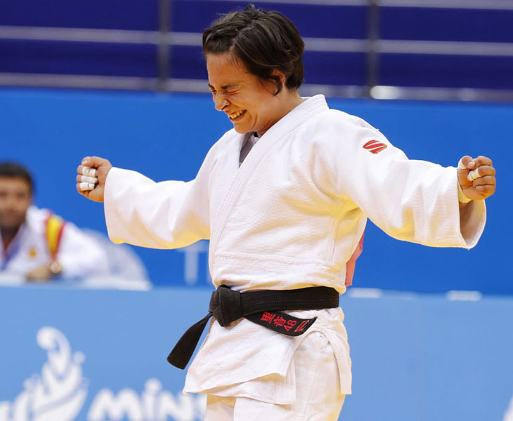 Entre el llanto y la alegría. Julia Figueroa tras ganar el bronce en Minsk