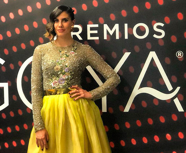 Lourdes Mohedano en los pasado Premios Goya