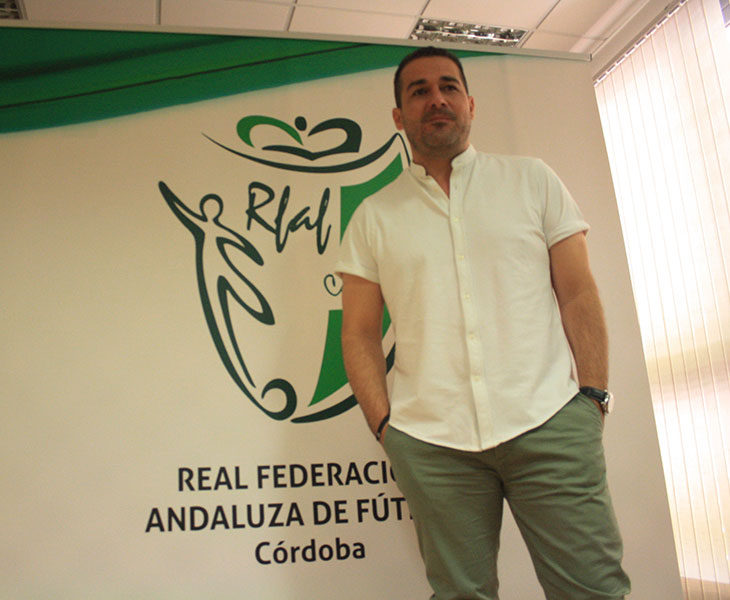 Pablo Lozano en un momento de la entrevista con Cordobadeporte.com