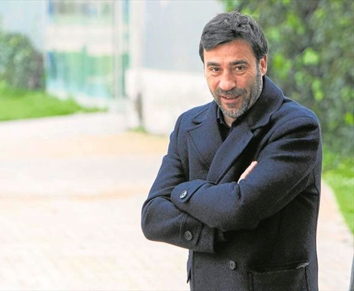 Raúl Agné durante la entrevista en el Periódico de Aragón el pasado mes de marzo