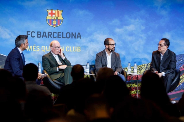 Conferencia con varios integrantes de la Fundació Barça