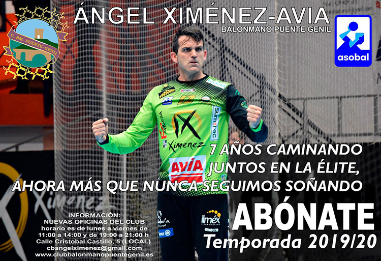 La imagen de Álvaro de Hita representa el espíritu y las señas de identidad del Ángel Ximénez en la séptima campaña de abonados de los pontanos en la élite
