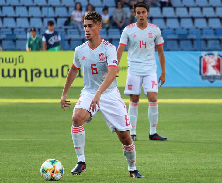 Antonio Blanco, clave en la sub 19