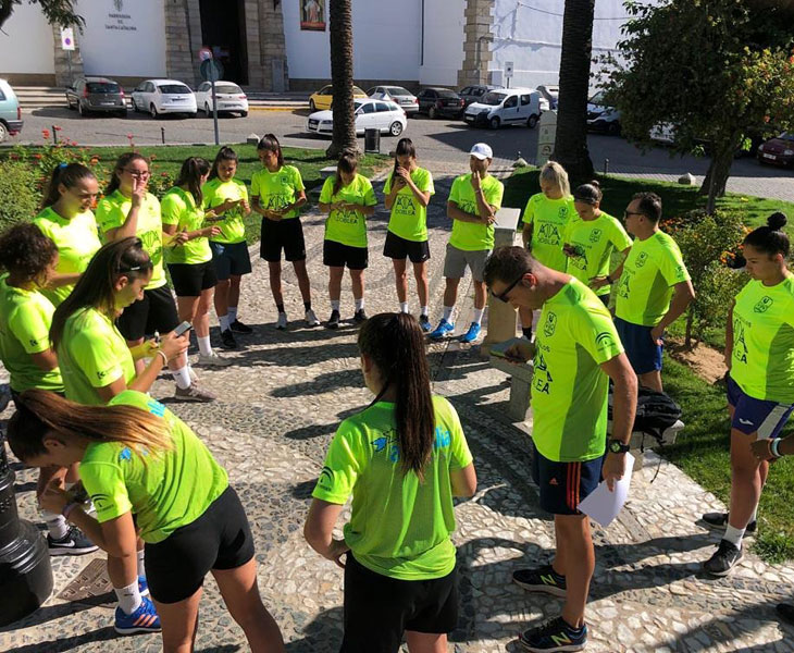 Las chicas del Pozoalbense ya en plena acción