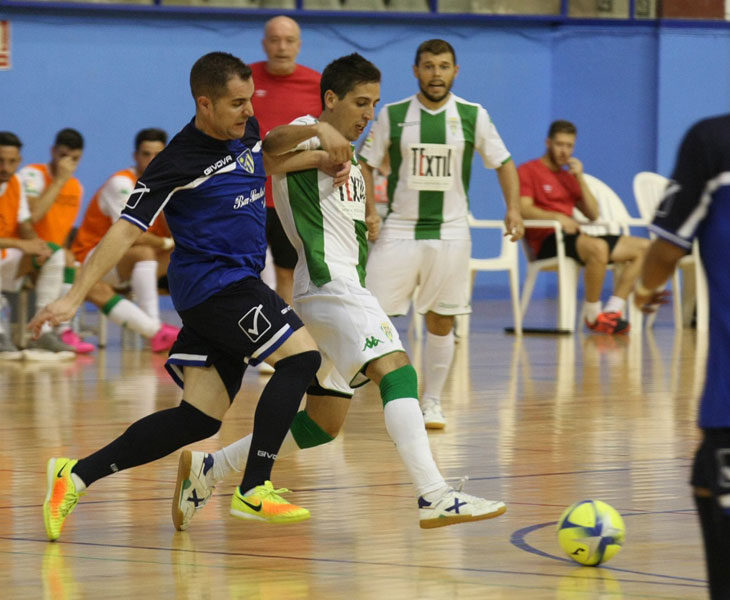 Javi Sánchez jugando esta noche ante el Écija