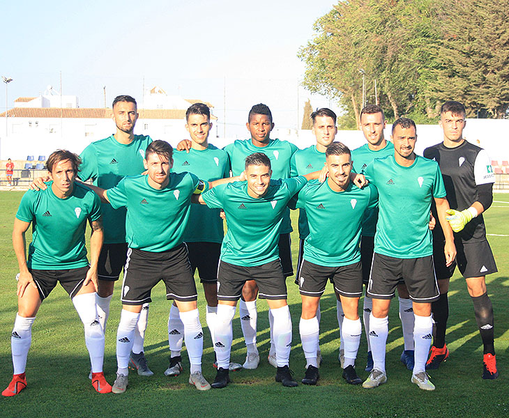 El once inicial del Córdoba CF en La Puebla de Cazalla ante el Al Rayyán