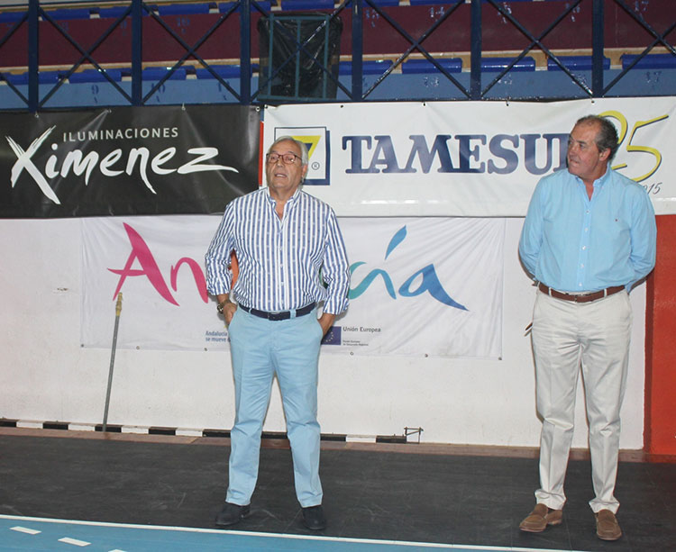 Mariano Mansilla junto a su tesorero Francis Pérez