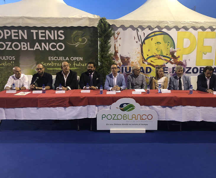 La presentación del Open en Pozoblanco