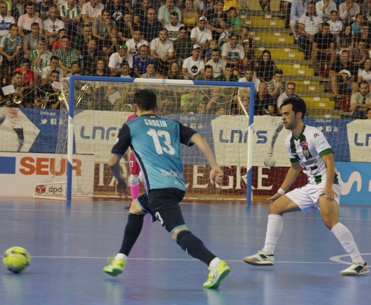 El madrileño Pablo del Moral en el partido frente al Movistar Inter