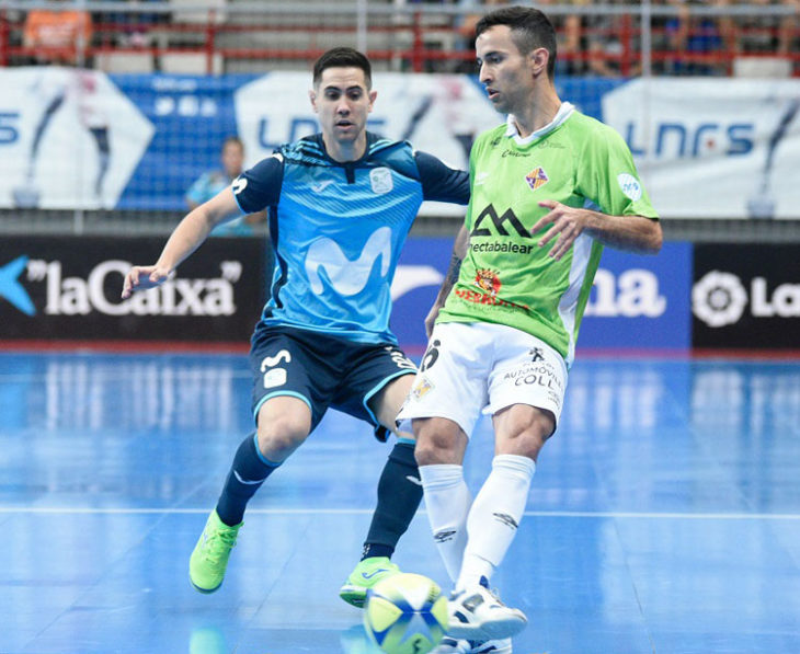 Bebé en el partido de la pasada jornada. Foto: Palma Futsal