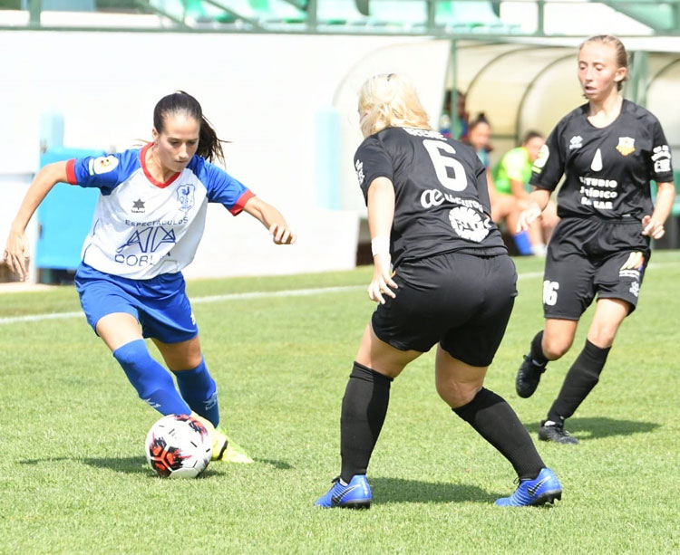 Natalia Montilla en una acción ofensiva. Foto cedida por Hoy al Día