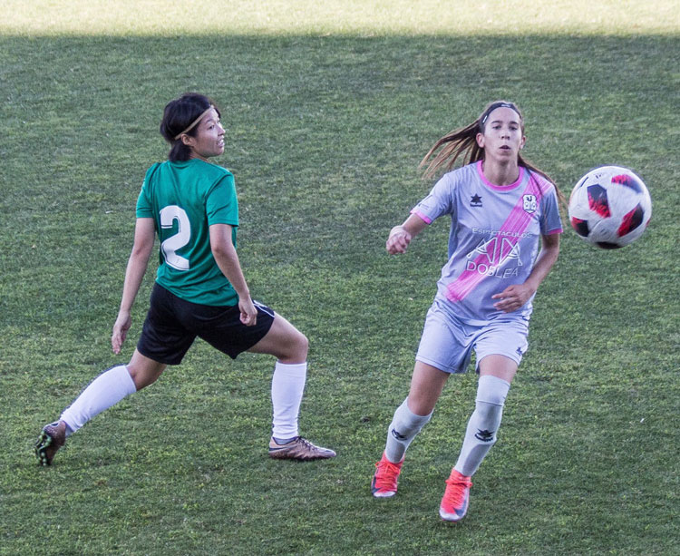 Pozoalbense y Córdoba en el partido de pretemporada entre ambos. Foto: Córdoba Femenino