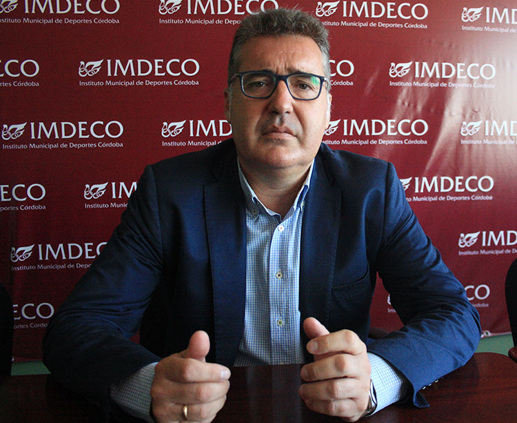 Manuel Torrejimeno en un momento de la entrevista