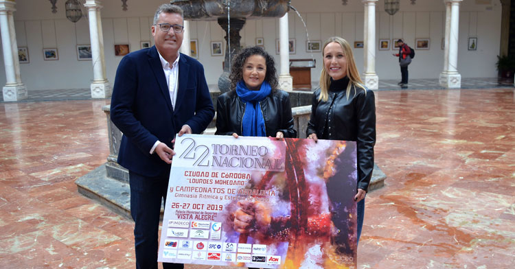 La presentación en la Diputación del Torneo Nacional Lourdes Mohedano de Gimnasia Rítmica
