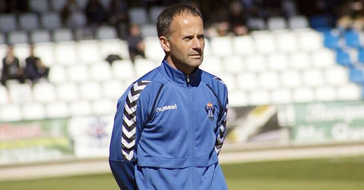 El entrenador del CF Talavera, Fran Alcoy