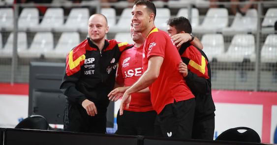 Carlos Machado en una de las eliminatorias recientes de la selección española