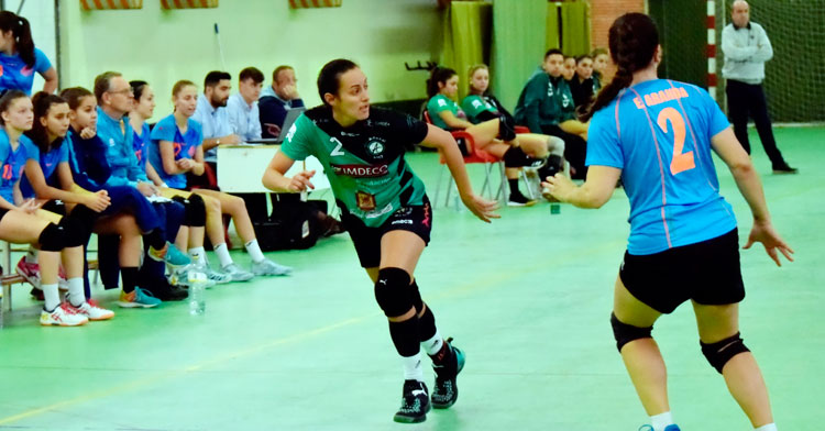 Gleynis Reyes en el partido de ayer frente al Getasur