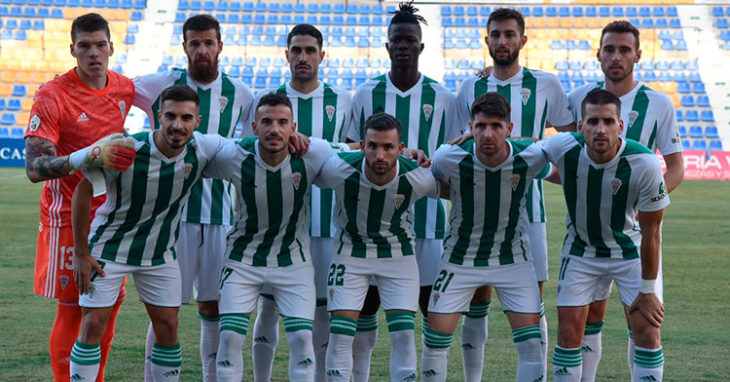 El once inicial del Córdoba CF en La Condomina ante el UCAM Murcia