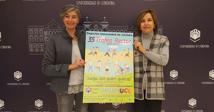 La vicerrectora de Políticas Inclusivas y Vida Universitaria, Rosario Mérida Serrano, y la directora de Deporte Universitario, Marta Domínguez Escribano, respaldaron un evento señero
