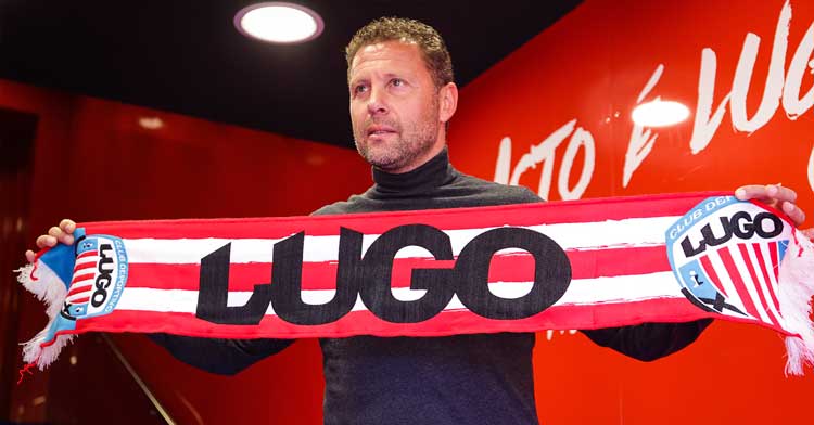 Curro Torres con sus nuevos colores. Foto: CD Lugo
