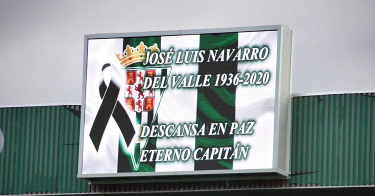 El Árcangel guardó un minuto de silencia en memoria de Jose Luis Navarro