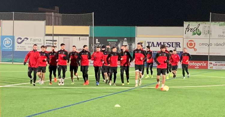 El Salerm en un entrenamiento. Foto: @SalermPG