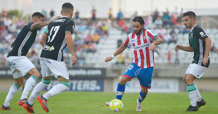 Un momento del encuentro de ida en el Nuevo Mirador. Foto: Algeciras CF