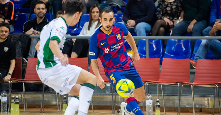 Boyis en el partido contra el Córdoba Patrimonio. Foto: Córdoba Futsal