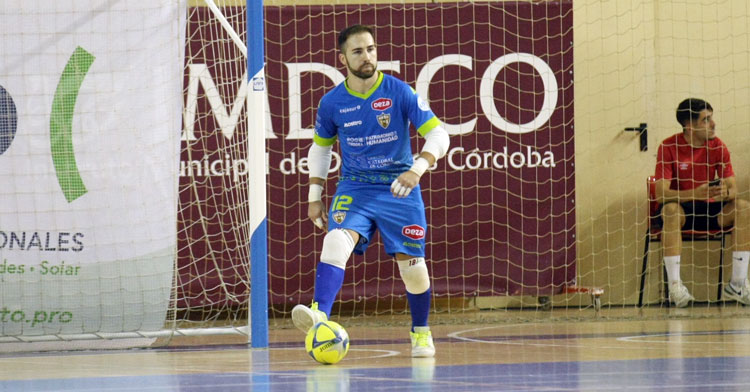 Nono Castro en una imagen de esta temporada. Foto: Córdoba Futsal