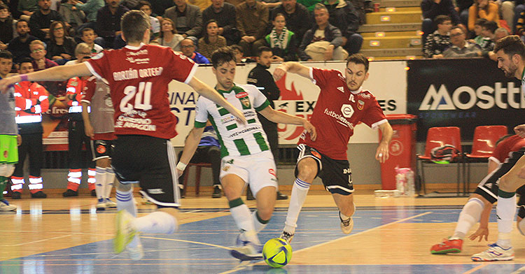 Pablo del Moral en el encuentro contra el Zaragoza