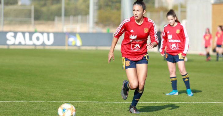 Wifi con la selección sub17 en su anterior citación. Foto: Córdoba Femenino