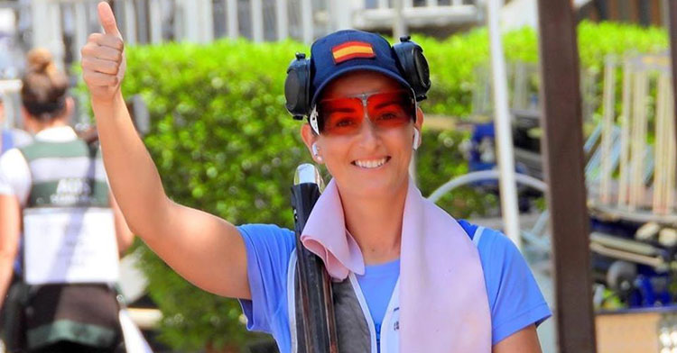Feliz. Fátima Gálvez celebró su tercera medalla internacional de este 2020, la primera en el estreno de la Copa del Mundo.