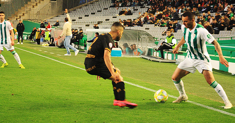 Thierry Moutinho en el partido contra el Algeciras