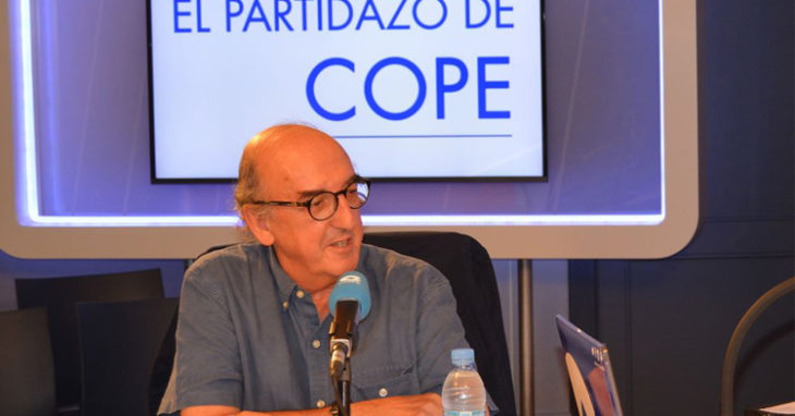 Jaume Roures en El Partidazo de COPE. Foto: El Partidazo de COPE