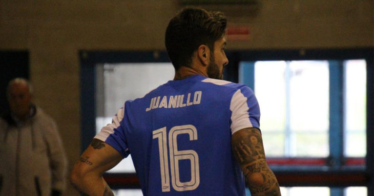 Juanillo, jugador del Futsal Génova en la Primera División italiana. Foto: Peperoncini