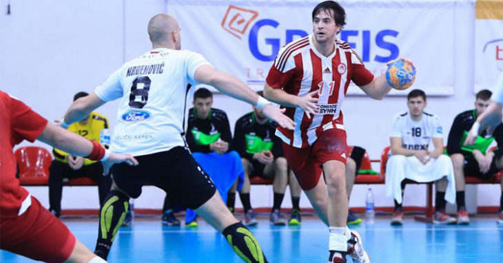 Luisfe vistiendo la camiseta del Olympiacos SFP, equipo al que perteneció la temporada pasada. Foto: Olympiacos SFP.