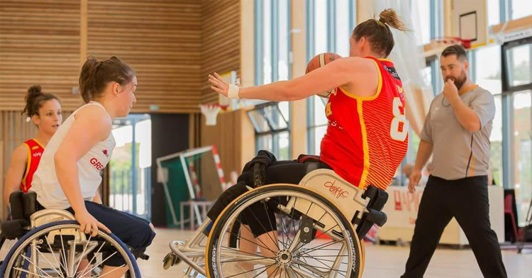 Veva Tapia en un partido con la selección. Foto: Chistophe Dury