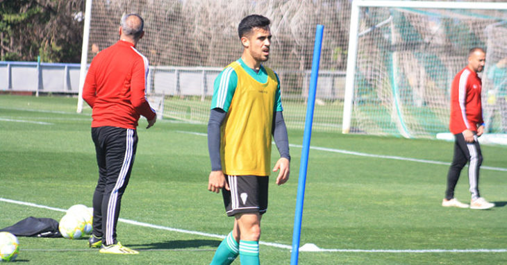 Iván Navarro en la Ciudad Deportiva.