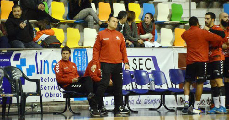 Jesús Escribano, técnico granate. Foto: CBM