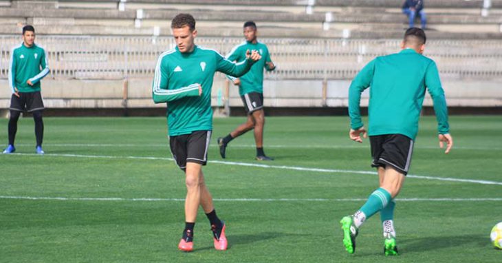 Jordi Tur ejercitándose en la Ciudad Deportiva en uno de los últimos entrenamientos de marzo.