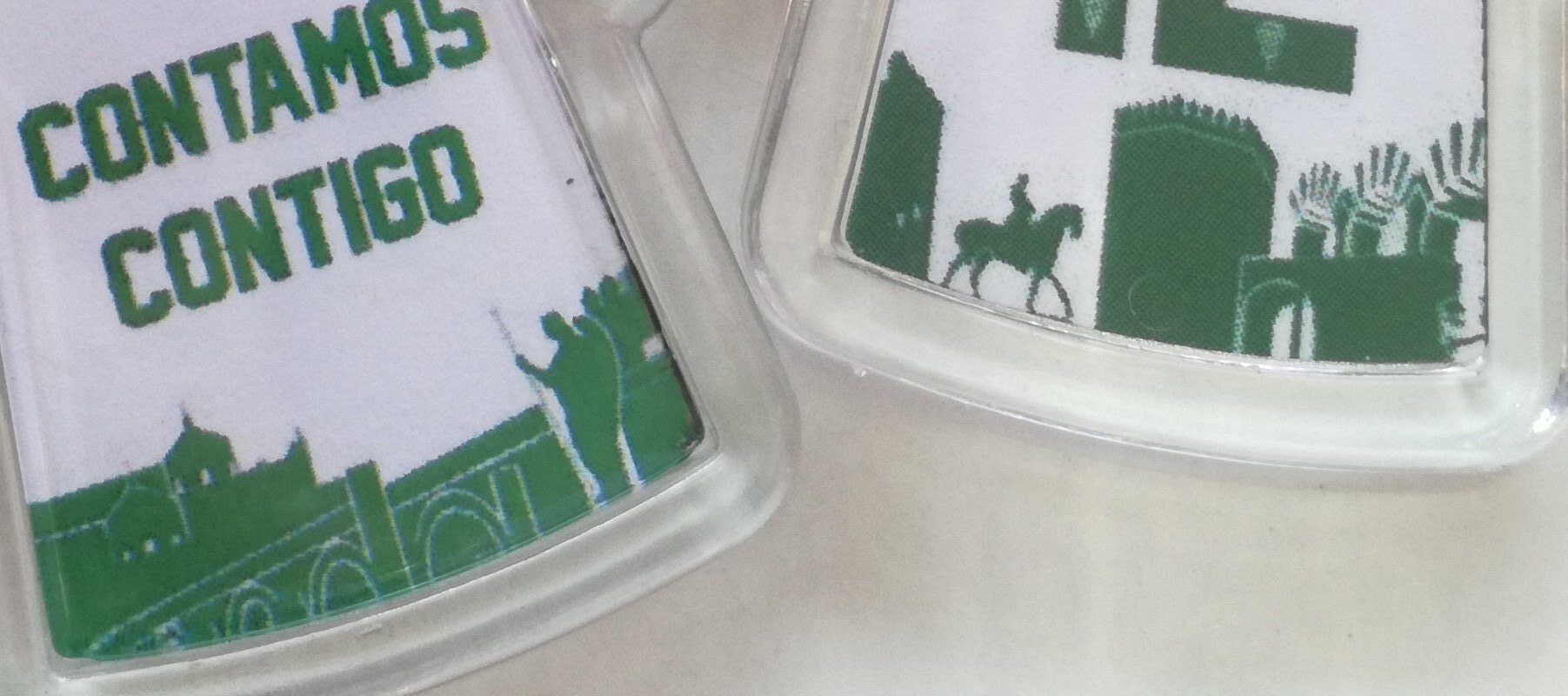El skyline de las camisetas para recaudar fondos para el club de hace unos meses parece que fue tenido en cuenta por el club. Imagen: @MBlanquiverde