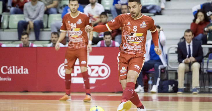 Andresito, uno de los cordobeses en el play-off. Foto: Pascu Méndez / ElPozo Murcia FS