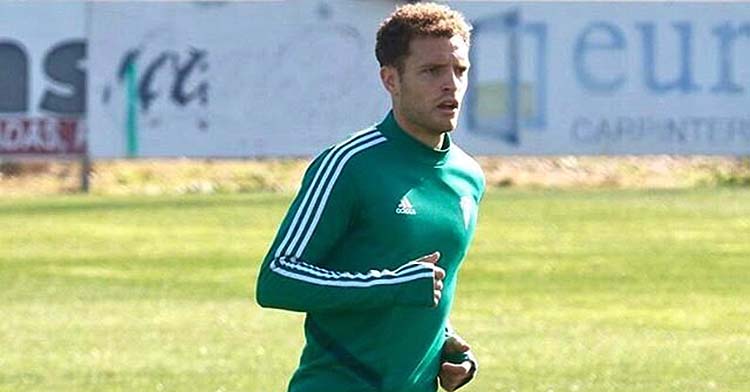 Jordi Tur entrenando con el Córdoba CF en la Ciudad Deportiva.