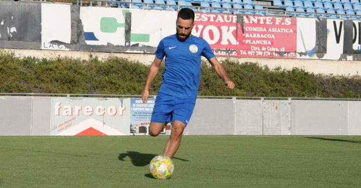 Mario Ruiz, en un entrenamiento. Foto: @ciudaddelucena