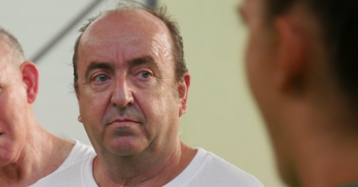 Rafa Moreno con rostro serio. Foto: Pablo Herrera